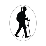 Turista Vagyok autómatrica női (fekete)