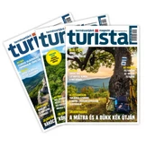2025.évi Turista magazin FÉLÉVES előfizetés (3 lapszám)