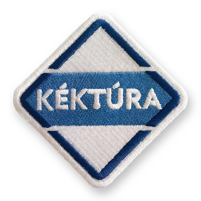 Hímzett Felvarró KÉKTÚRA