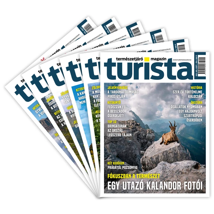 2026. évi Turista Magazin ÉVES előfizetés  (6 lapszám)