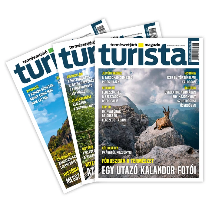 2026. évi Turista Magazin FÉLÉVES előfizetés (3 lapszám) 