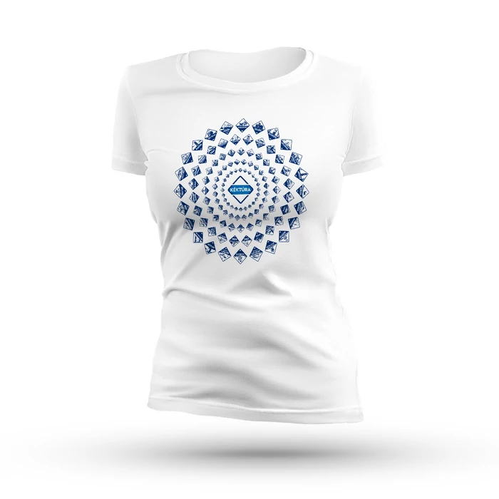 Kéktúra póló - mandala nő (L)