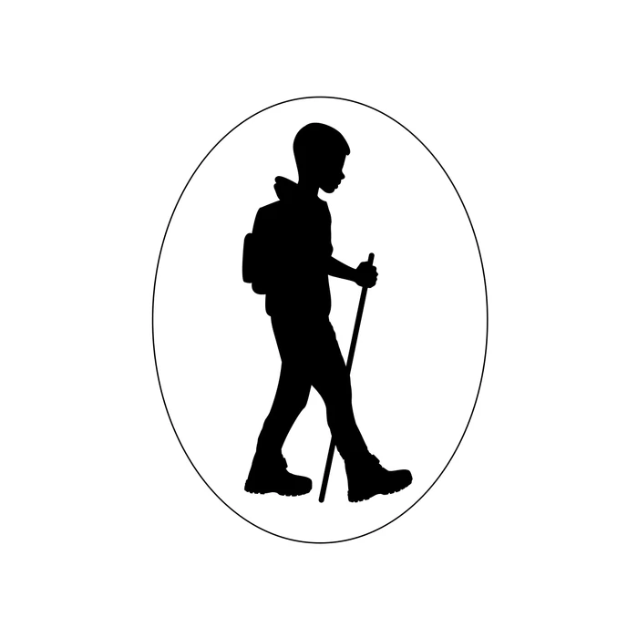 Turista Vagyok autómatrica fiú (fekete)