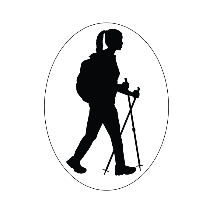 Turista Vagyok autómatrica női (fekete)
